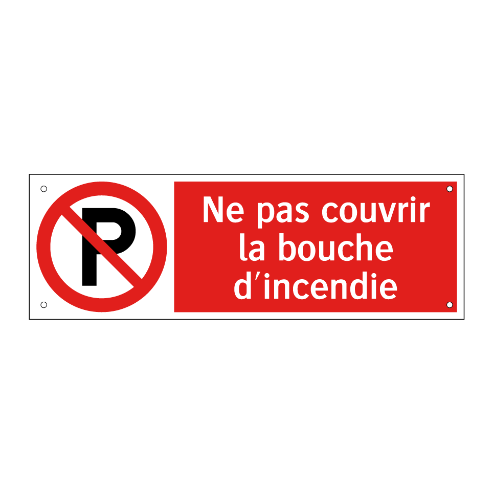 Ne pas couvrir la bouche d'incendie
