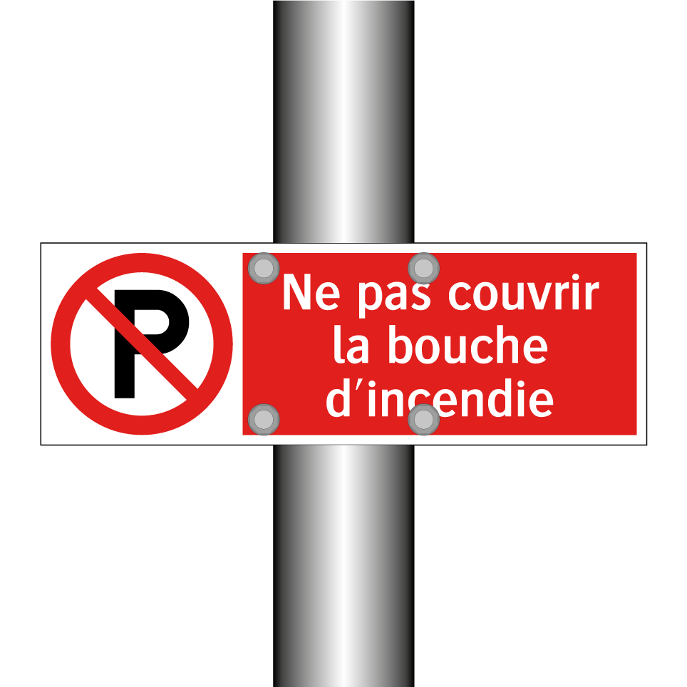 Ne pas couvrir la bouche d'incendie