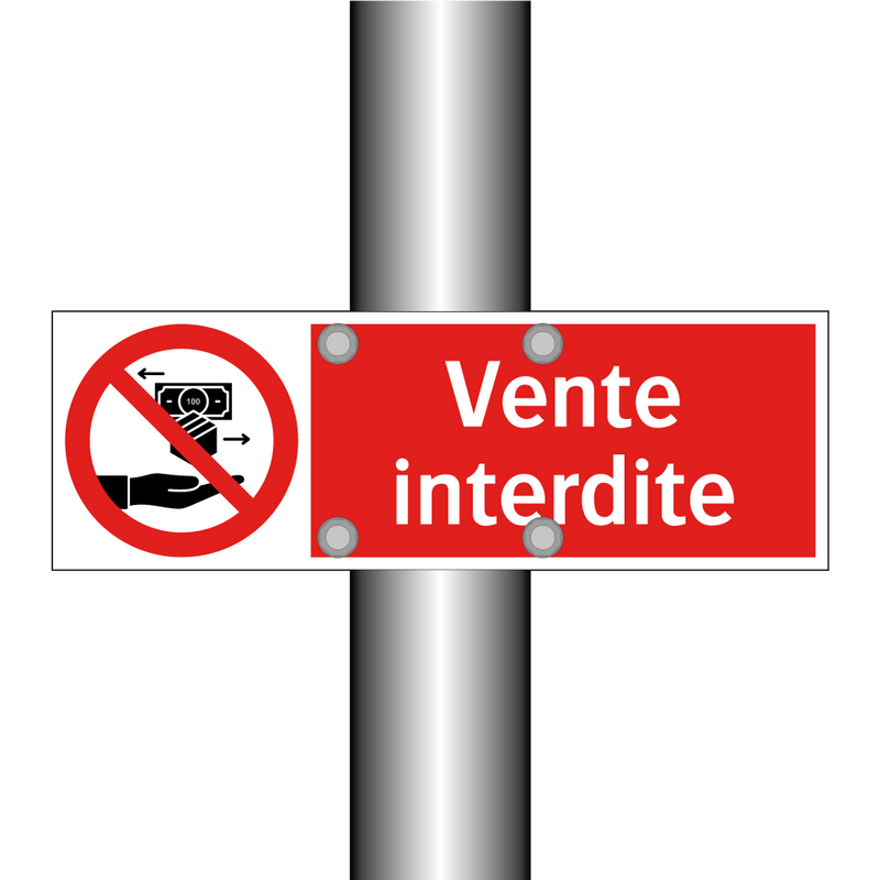 Vente interdite