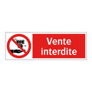 Vente interdite
