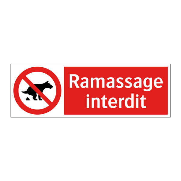 Ramassage interdit