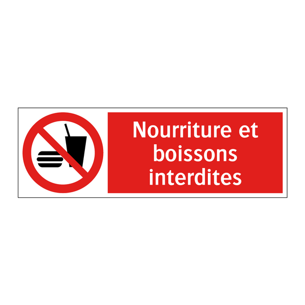 Nourriture et boissons interdites