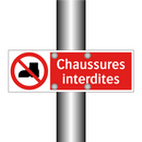 Chaussures interdites
