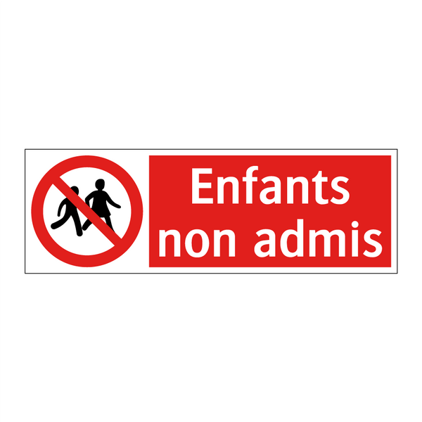 Enfants non admis