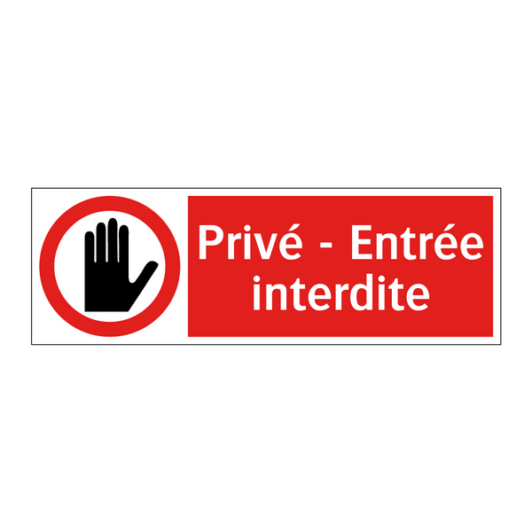 Privé - Entrée interdite