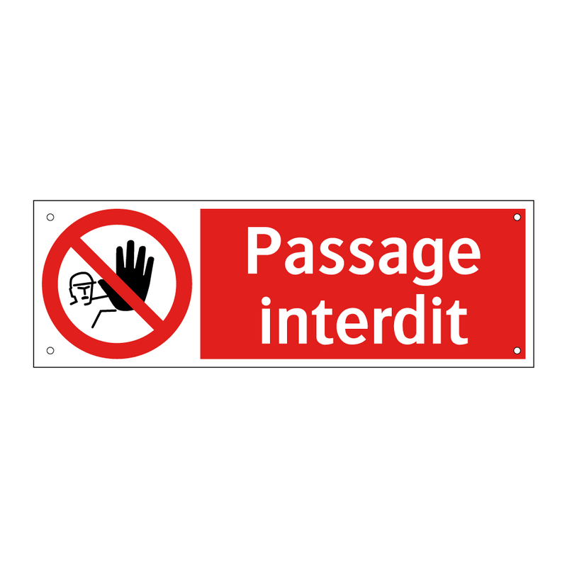 Passage interdit