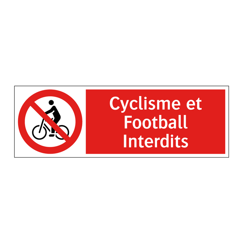 Cyclisme et Football Interdits