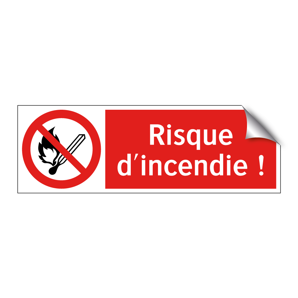 Risque d'incendie !