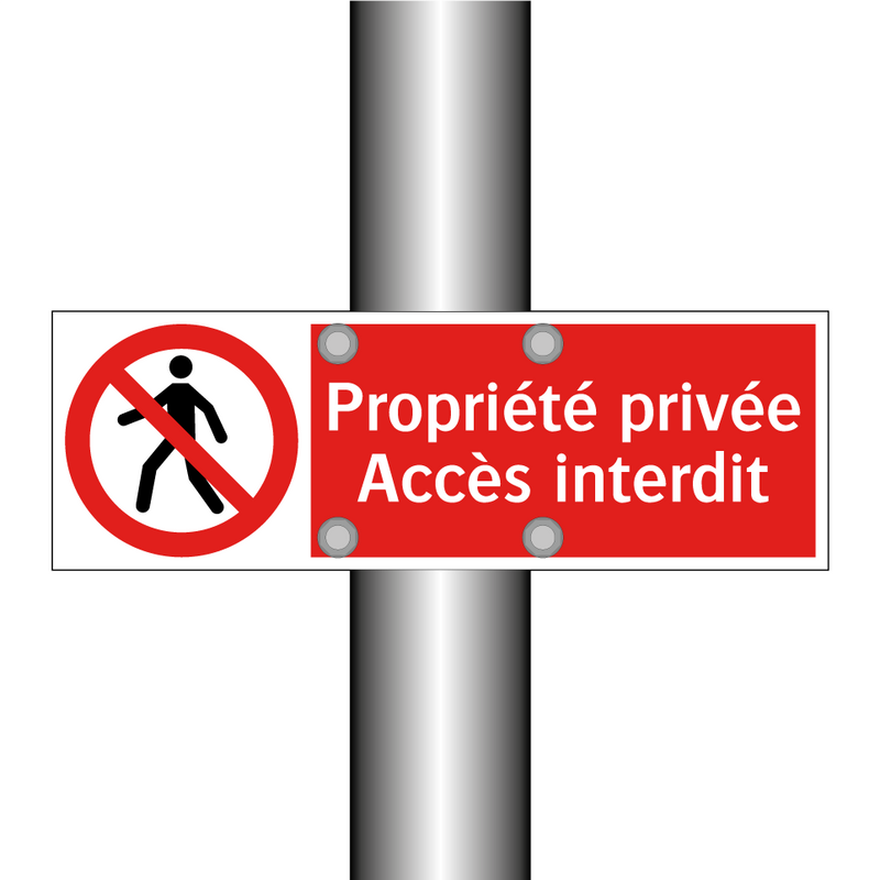 Propriété privée Accès interdit