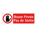 Route Privée Pas de Sortie