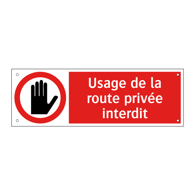 Usage de la route privée interdit
