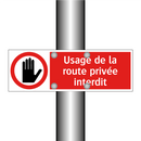 Usage de la route privée interdit