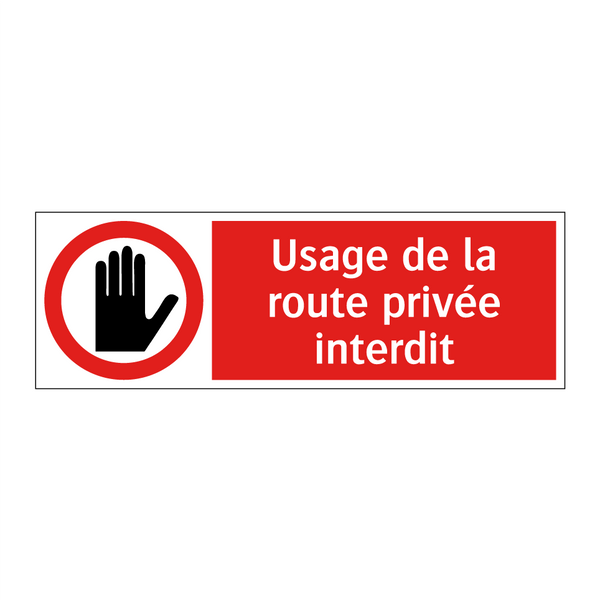 Usage de la route privée interdit