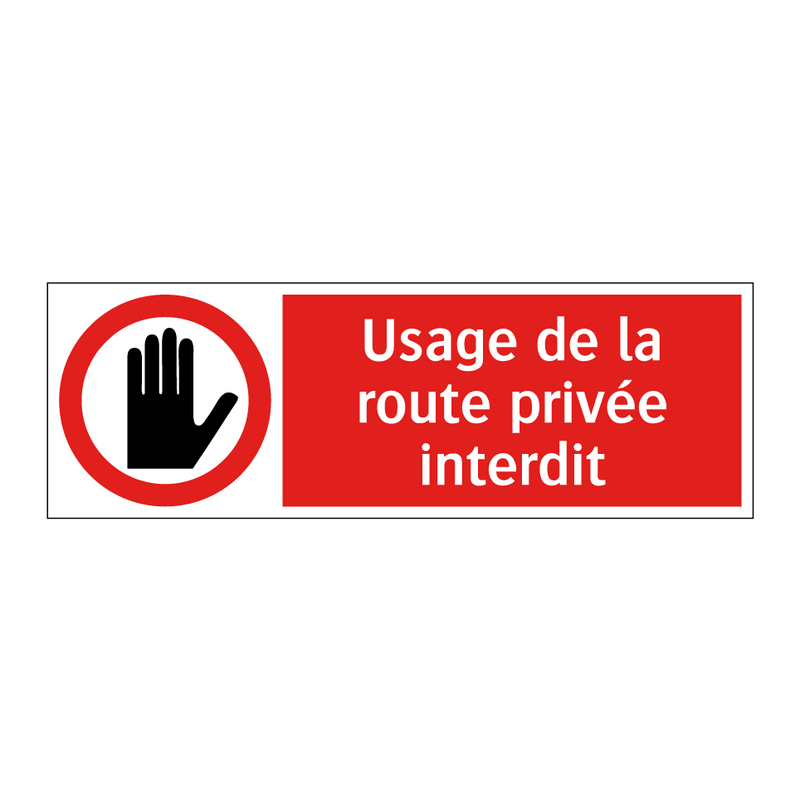 Usage de la route privée interdit
