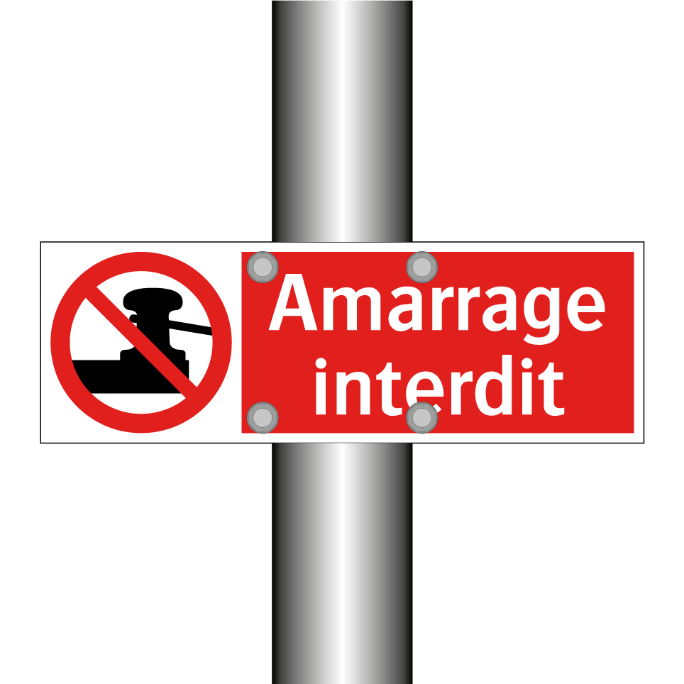 Amarrage interdit