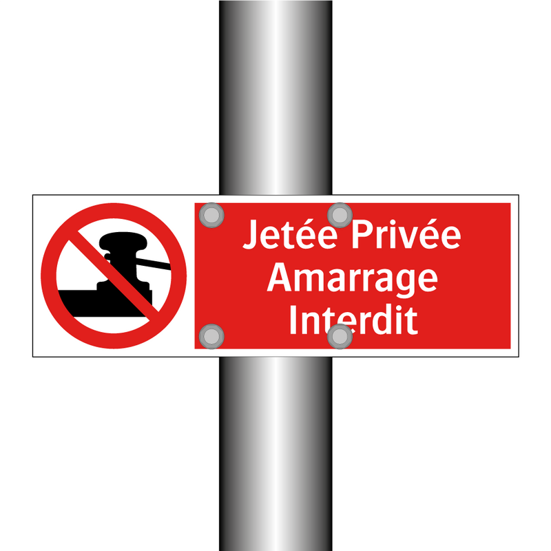 Jetée Privée Amarrage Interdit