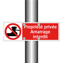 Propriété privée Amarrage interdit