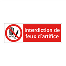 Interdiction de feux d'artifice