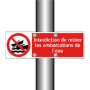 Interdiction de retirer les embarcations de l'eau