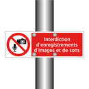 Interdiction d'enregistrements d'images et de sons
