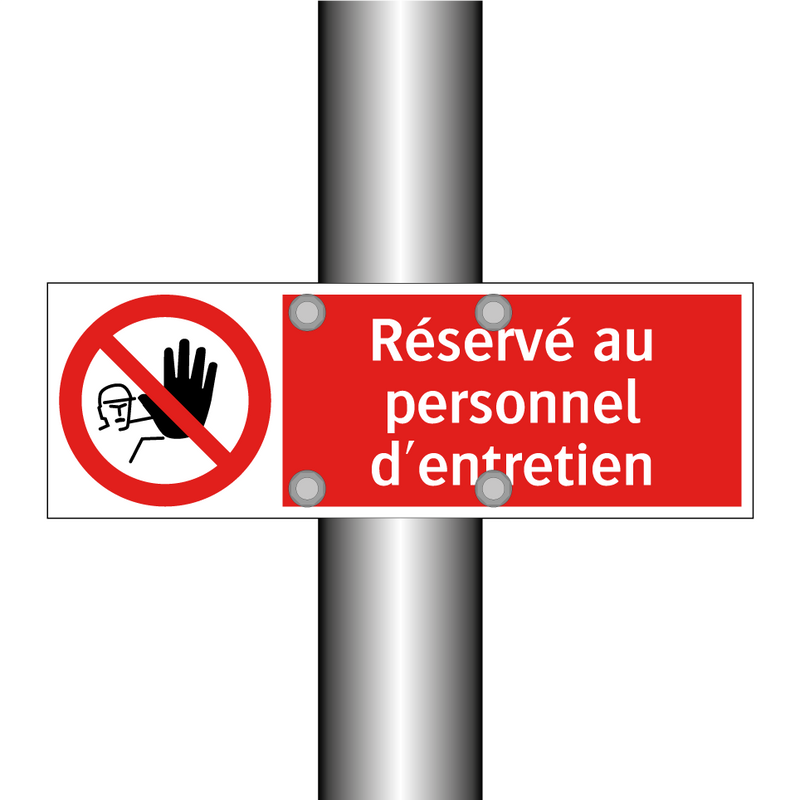 Réservé au personnel d'entretien