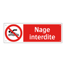 Nage interdite