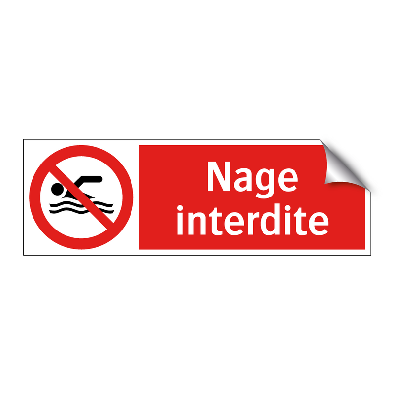 Nage interdite
