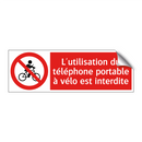 L'utilisation du téléphone portable à vélo est interdite