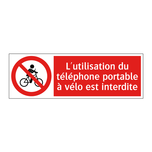 L'utilisation du téléphone portable à vélo est interdite