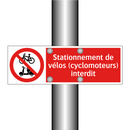 Stationnement de vélos (cyclomoteurs) interdit
