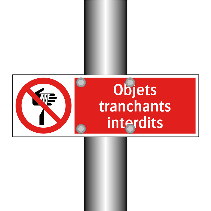 Objets tranchants interdits