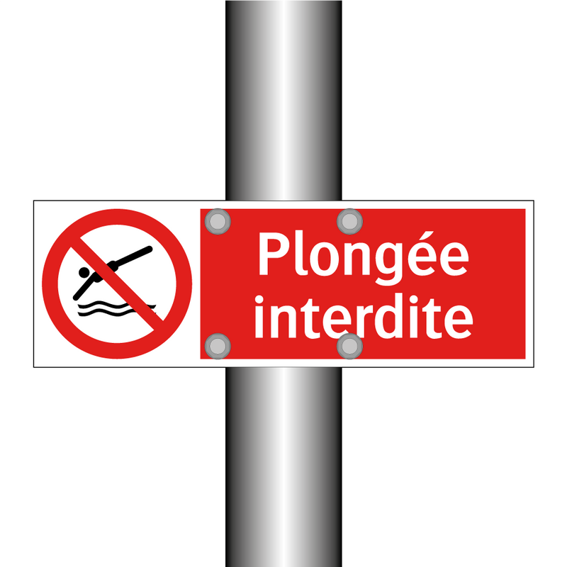 Plongée interdite