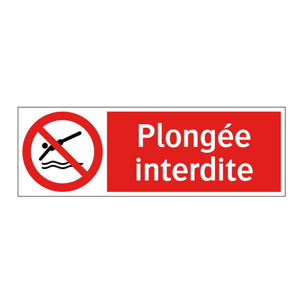 Plongée interdite