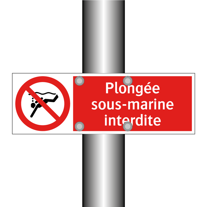 Plongée sous-marine interdite