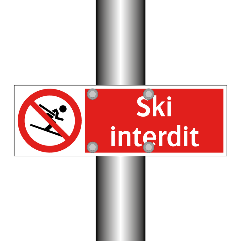 Ski interdit