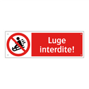 Luge interdite!
