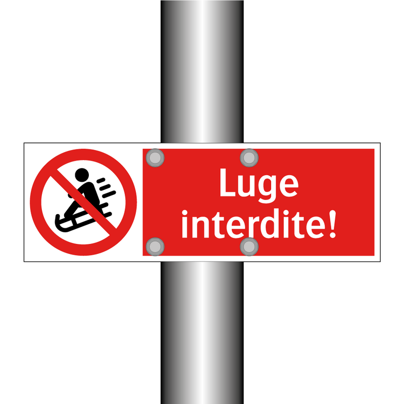 Luge interdite!