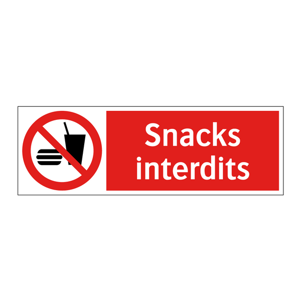 Snacks interdits