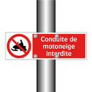 Conduite de motoneige interdite