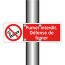 Fumer interdit. Défense de fumer