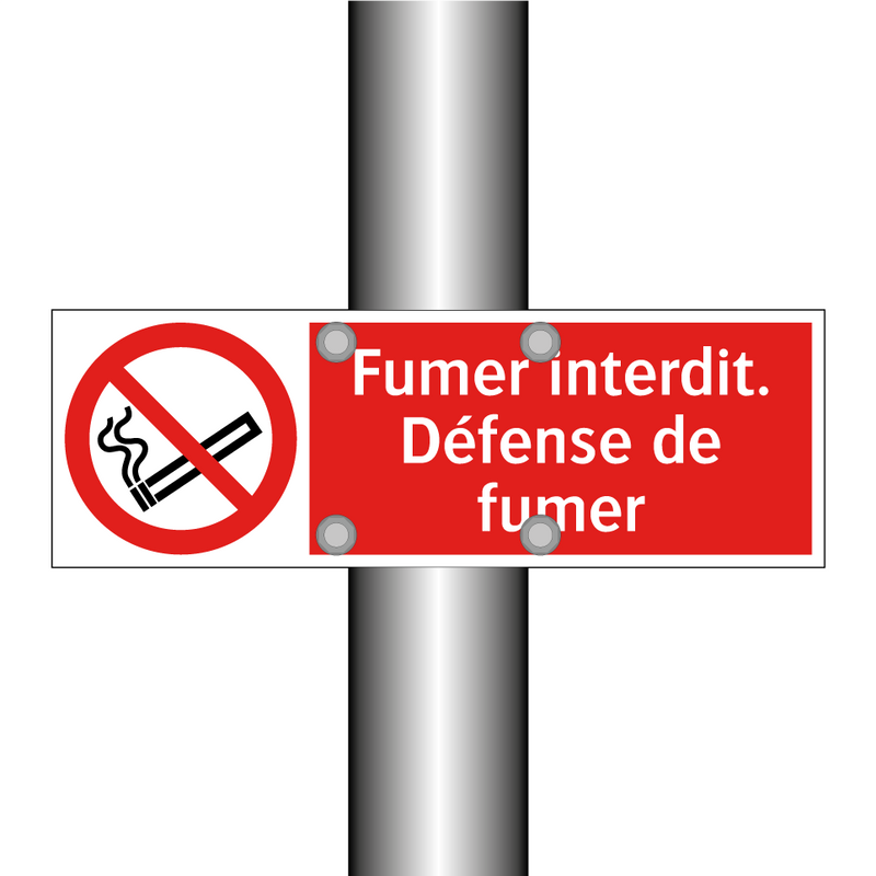 Fumer interdit. Défense de fumer