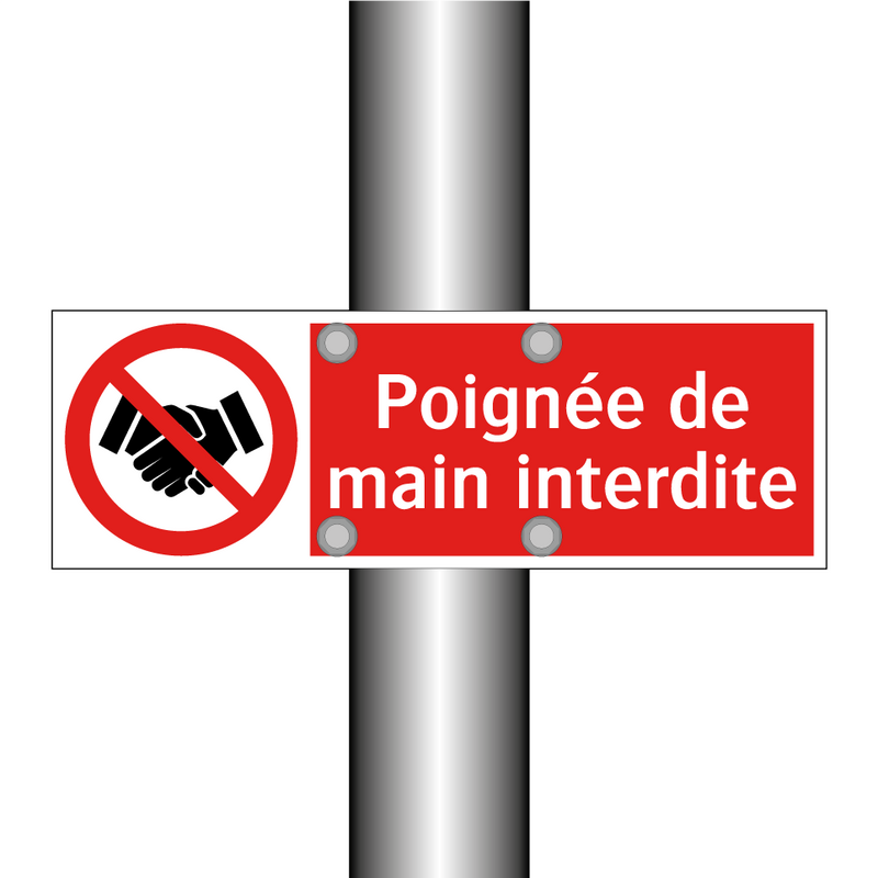 Poignée de main interdite