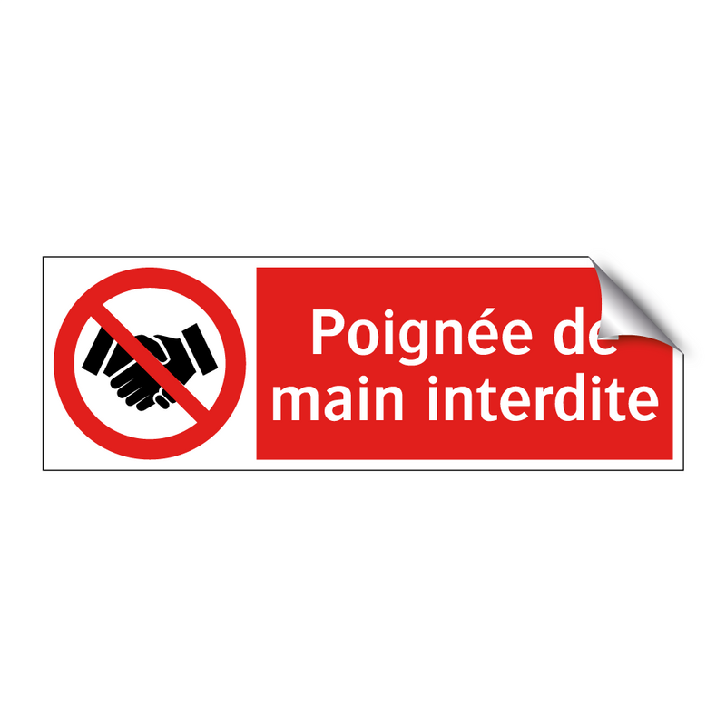 Poignée de main interdite