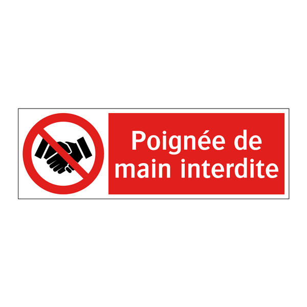 Poignée de main interdite