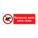 Ramassez après votre chien