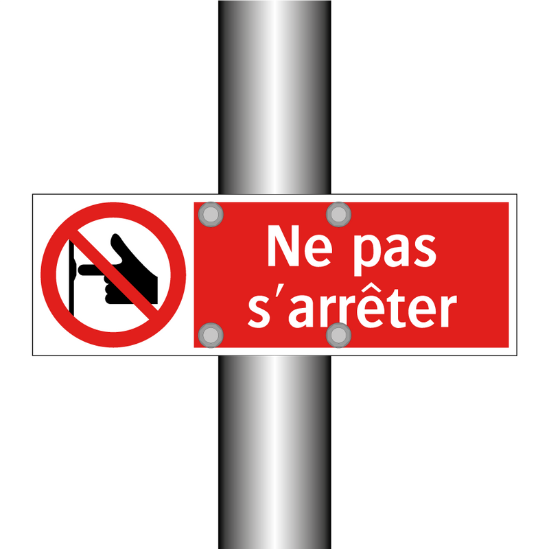 Ne pas s'arrêter