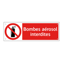 Bombes aérosol interdites