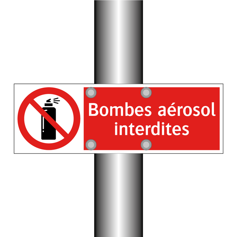 Bombes aérosol interdites
