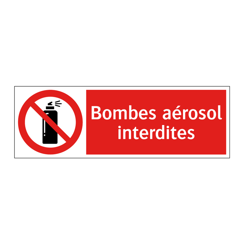 Bombes aérosol interdites