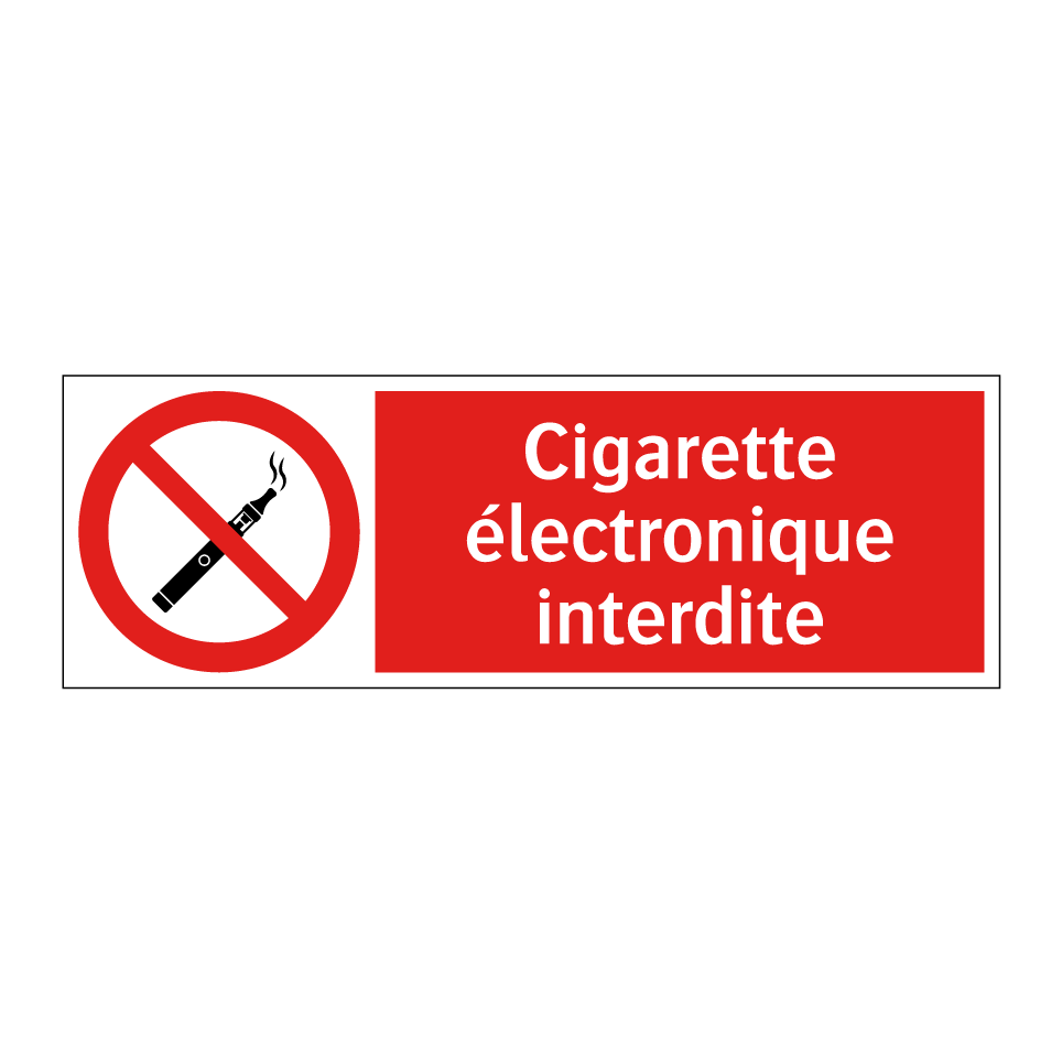 Cigarette électronique interdite